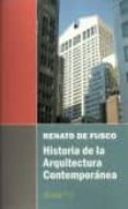 historia de la arquitectura contemporanea-renato de fusco-9789873607660 historia de la arquitectura contemporanea-renato de fusco-9789873607660