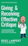 GIVING AND RECEIVING EFFECTIVE CRITIQUE