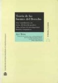 teoria de las fuentes del derecho : una contribucion a la teoria del derecho positivo sobre la base de investigaciones historico-dogmaticas-alf ross-9788425913570 teoria de las fuentes del derecho : una contribucion a la teoria del derecho positivo sobre la base de investigaciones historico-dogmaticas-alf ross-9788425913570