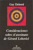 consideraciones sobre el asesinato de gerard lebovici-guy debord-9788433961570 consideraciones sobre el asesinato de gerard lebovici-guy debord-9788433961570