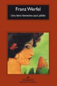 una letra femenina azul palido-franz werfel-9788433966070 una letra femenina azul palido-franz werfel-9788433966070