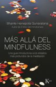 más allá del mindfulness-bhante henepola gunaratana-9788499884370 más allá del mindfulness-bhante henepola gunaratana-9788499884370