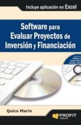 software para evaluar proyectos de inversion y financiacion-quico marin-9788415735380 software para evaluar proyectos de inversion y financiacion-quico marin-9788415735380