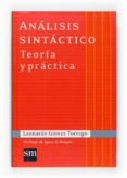 analisis sintactico-leonardo gomez torrego-9788467515480 analisis sintactico-leonardo gomez torrego-9788467515480