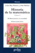 historia de la matematica (vol. 2): del renacimiento a la actuali dad (3ª ed.)-9788474328080 historia de la matematica (vol. 2): del renacimiento a la actuali dad (3ª ed.)-9788474328080