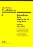 metodologia de la evaluacion de programas-francisco alvira martin-9788474761580 metodologia de la evaluacion de programas-francisco alvira martin-9788474761580