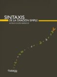 sintaxis de la oracion simple-alfonso ollero bañuelos-9788493719180 sintaxis de la oracion simple-alfonso ollero bañuelos-9788493719180