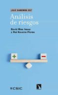 Descargar audiolibros gratis en italiano ANÁLISIS DE RIESGOS de DAVID RÍOS INSUA, ROI NAVEIRO FLORES FB2 PDB PDF