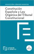 constitución española y ley orgánica del tribunal constitucional-9788417317690 constitución española y ley orgánica del tribunal constitucional-9788417317690