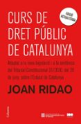 curs de dret public de catalunya-joan ridao-9788466414890 curs de dret public de catalunya-joan ridao-9788466414890