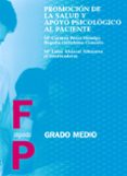 promocion de la salud y apoyo psicologico al paciente-mª carmen perez hidalgo-begoña quilcuano gonzalo-maria luisa abascal altuzarra-9788476478790 promocion de la salud y apoyo psicologico al paciente-mª carmen perez hidalgo-begoña quilcuano gonzalo-maria luisa abascal altuzarra-9788476478790
