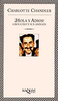 hola y adios: groucho y sus amigos-charlotte candler-9788483105290 hola y adios: groucho y sus amigos-charlotte candler-9788483105290