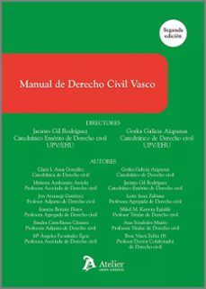 Portada de MANUAL DE DERECHO CIVIL VASCO 2023