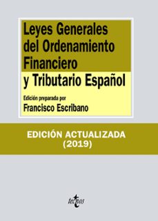 Descargar LEYES GENERALES DEL ORDENAMIENTO FINANCIERO Y TRIBUTARIO ESPAÑOL gratis pdf - leer online