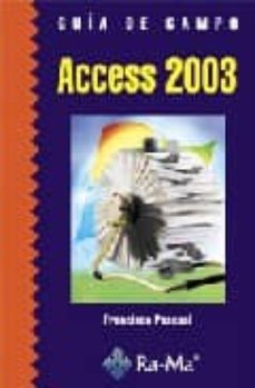 Portada de GUIA DE CAMPO DE ACCESS 2003