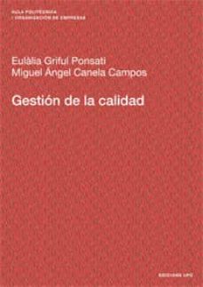 Portada de GESTION DE LA CALIDAD