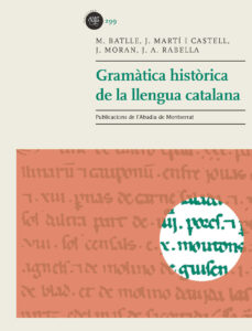 Portada de GRAMATICA HISTORICA DE LA LLENGUA CATALANA