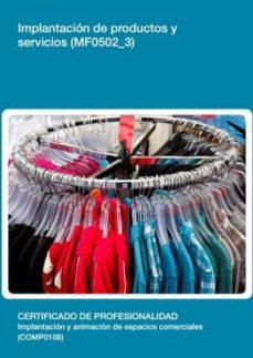 Portada de MF0502_3 - IMPLANTACION DE PRODUCTOS Y SERVICIOS