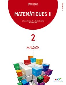 Portada de MATEMATIQUES II.2º BACHILLERATO