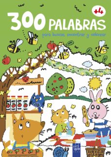 Portada de 300 PALABRAS PARA BUSCAR, ENCONTRAR Y COLOREAR. EL CAMPO (+4)