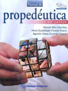 Descarga gratuita de libros de Kindle. MANUAL DE PROPEDEUTICA: LISTAS DE COTEJO (Spanish Edition) de GLENDA BLEE SANCHEZ RTF 9786074481020