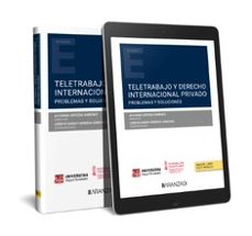 Descarga de audiolibros superior TELETRABAJO Y DERECHO INTERNACIONAL PRIVADO.PROBLEMAS Y SOLUCIONES iBook