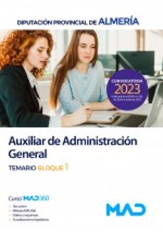 AUXILIAR DE ADMINISTRACIÓN GENERAL. DIPUTACIÓN PROVINCIAL DE ALME RIA