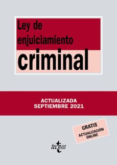 Descargas completas de libros electrónicos LEY DE ENJUICIAMIENTO CRIMINAL  de  9788430982820 (Literatura española)