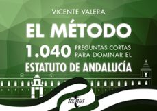 Portada de EL METODO: 1040 PREGUNTAS CORTAS PARA DOMINAR EL ESTATUTO DE ANDALUCIA