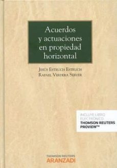 Portada de ACUERDOS Y ACTUACIONES EN PROPIEDAD HORIZONTAL