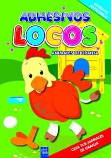 Portada de ADHESIVOS LOCOS: ANIMALES DE GRANJA