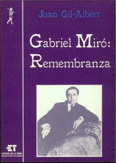 Portada de GABRIEL MIRO: REMEMBRANZA