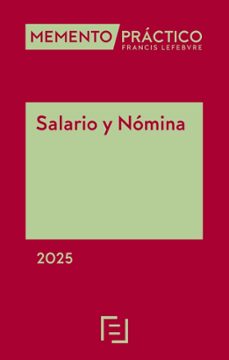 Portada de MEMENTO SALARIO Y NOMINA 2025