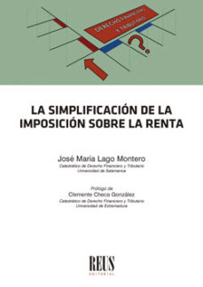 Portada de LA SIMPLIFICACION DE LA IMPOSICION SOBRE LA RENTA