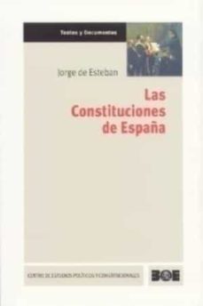 Portada de LAS CONSTITUCIONES DE ESPAÑA (2ª ED.)