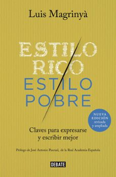 Descarga de libros electrónicos de Kindle ESTILO RICO, ESTILO POBRE (Literatura española) 9788418619540 de LUIS MAGRINYA 