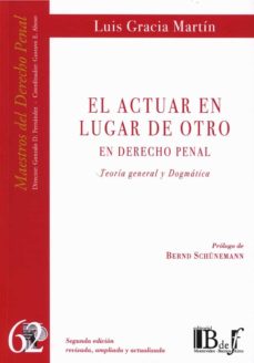 Descarga gratuita de libros de share market. EL ACTUAR EN LUGAR DE OTRO EN DERECHO PENAL en español 9789915650340