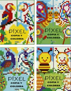 Portada de PIXEL, COPIA Y COLOREA (4 TITULOS)