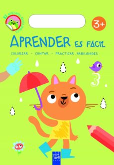 Portada de APRENDER ES FACIL +3 (COLOREAR, CONTAR, PRACTICAR HABILIDADES)