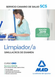 Portada de LIMPIADOR/A DEL SERVICIO CANARIO DE SALUD. SIMULACROS DE EXAMEN