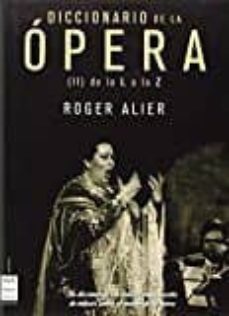 Portada de DICCIONARIO OPERA II: DE LA L A LA Z