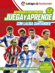 Portada de JUEGA Y APRENDE CON LA LIGA 5-6 AÑOS CON PULSERA A.