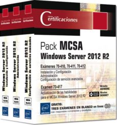 Descargas de mp3 gratis libros de cinta MCSA WINDOWS SERVER 2012 R2: PACK 3 LIBROS - PREPARACION PARA LOS EXAMENES 70-410, 70-411 Y 70-412