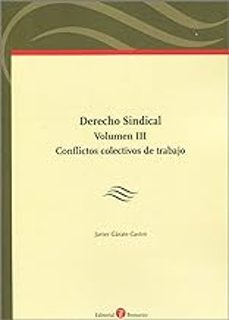 Gratis para descargar libros en pdf. DERECHO SINDICAL VOLUMEN III CONFLICTOS COLECTIVOS DE TRABAJO (Literatura española) 9788419574350 de JAVIER GARATE CASTRO