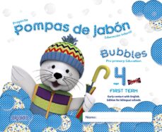 Portada de POMPAS DE JABON 4 AÑOS. 1º TRIMESTRE. BILINGUE EDUCACION INFANTIL