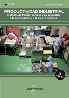Portada de PRODUCTIVIDAD INDUSTRIAL. METODOS DE TRABAJO, TIEMPOS Y SU APLICA CION A LA PLANIFICACION Y A LA MEJORA CONTINUA