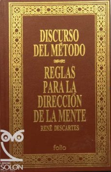 Portada de DISCURSO DEL METODO / REGLAS PARA LA DIRECCION DE LA MENTE