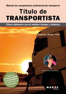 Portada de TITULO DE TRANSPORTISTA (EBOOK)