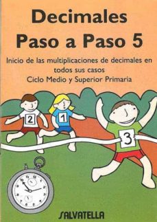 Portada de DECIMALES PASO A PASO 5, EDUCACION PRIMARIA