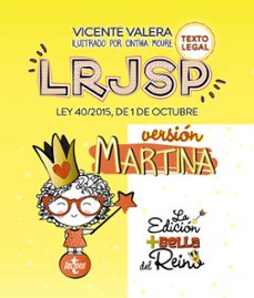 Portada de LRJSP VERSION MARTINA
